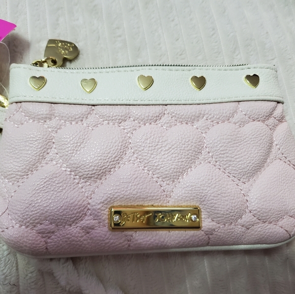Betsey Johnson Wristlet Bag Purse - Picture 1 of 6